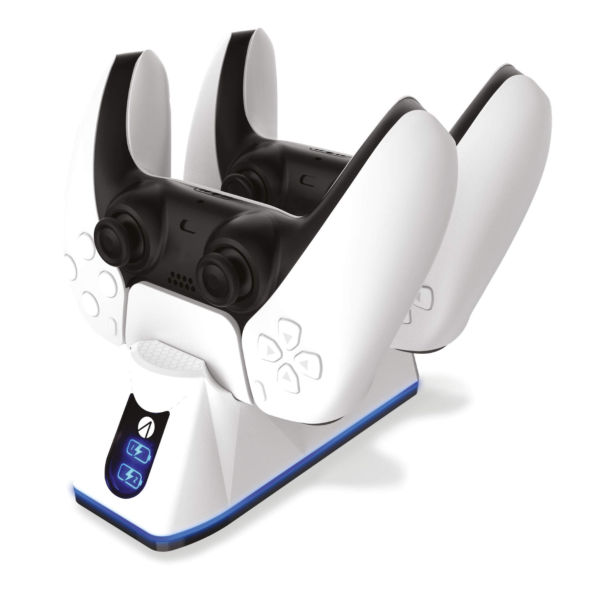 Stealth Sp-C100 V Base De Carga Doble Con Cable Para Juego Y Carga Para PS5 - Blanco Stealth Sp-C100 V Base De Carga Doble Con Cable Para Juego Y Carga Para PS5 - Blanco